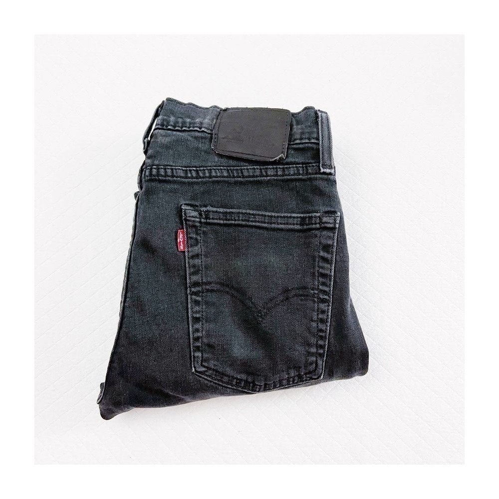 Levis Black Denim Skinny Jeans SZ 30 x 32
